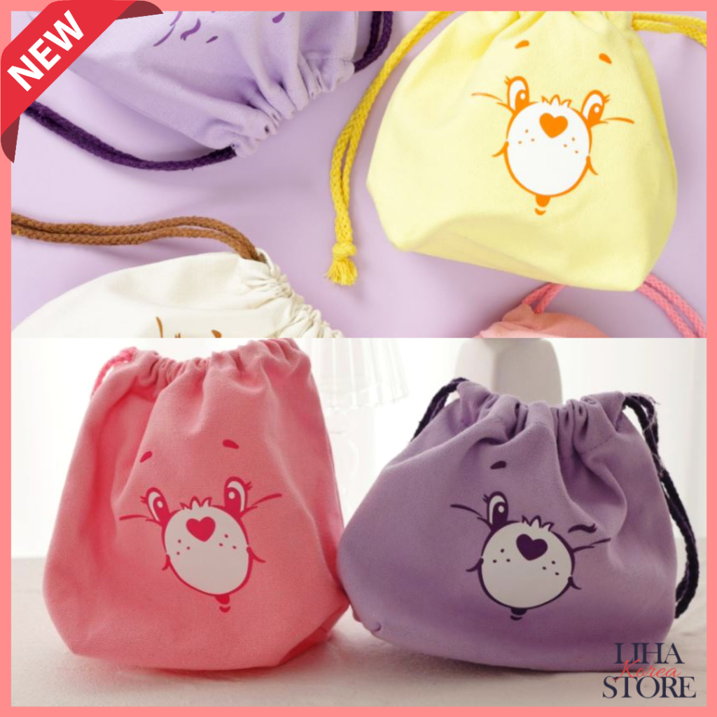 Daiso Korea X Carebears Care Bears Pouch/ CareBear/Care Bears ...