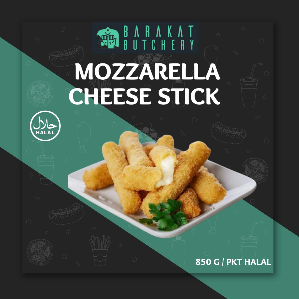 EB MOZZARELLA CHEESE STICK 850G/PKT HALAL/BARAKAT BUTCHERY Shopee Singapore
