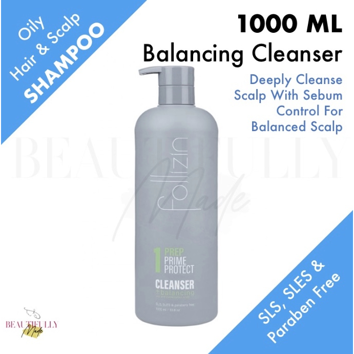 Follizin Usa Balancing Cleanser 1000ml Gentle Effective Shampoo For Oily And Combination Scalp 1738