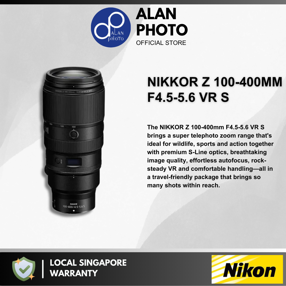 Nikon NIKKOR Z 100-400mm VR S Lens Nikon Singapore