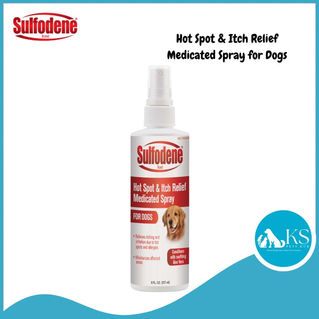 Sulfodene Hot Spot Itch Relief Medicated Spray for Dogs 8oz Shopee Singapore