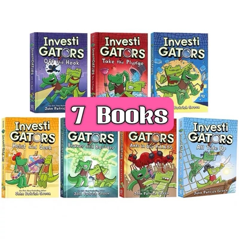 [SG Stock][Hardcover] InvestiGators Set (7 Books) Include Heist and