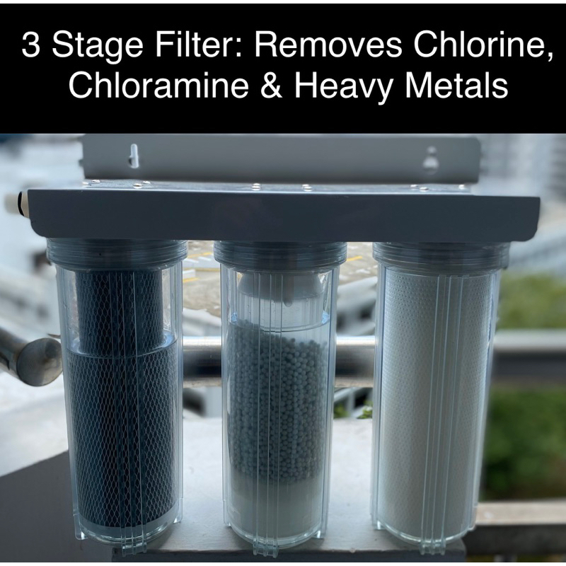 Water Filter/ Water Purifier, 3 Stage Filter, For Tap, Kitchen