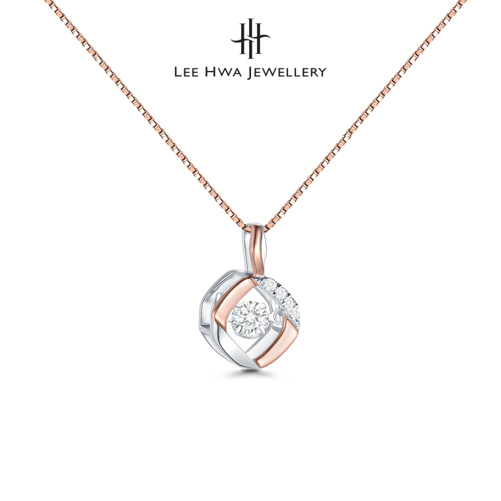 Lee Hwa Jewellery Complimentary Chain Twinkle Bea Diamond Pendant