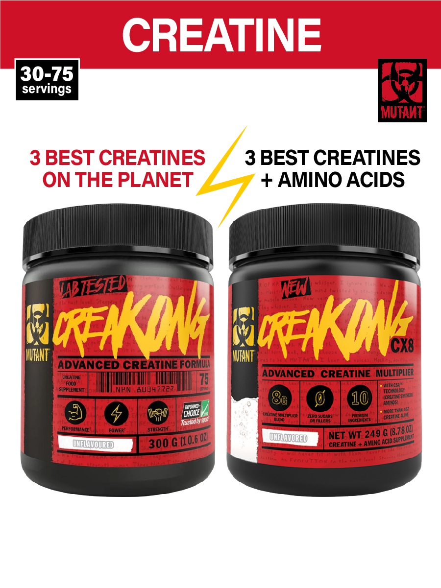 Mutant CREAKONG CX8, Creatine Monohydrate + Amino Acid Supplement