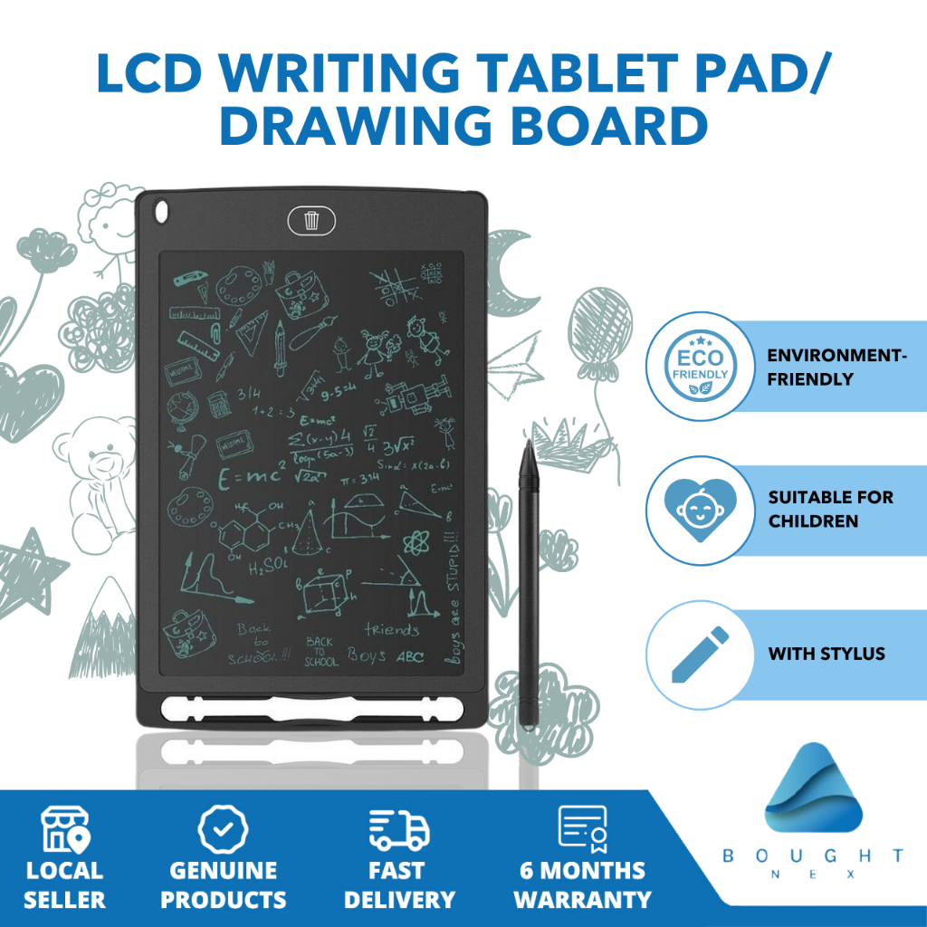 LCD Writing Tablet Pad/Drawing Board For Kid Children Drawing Board ...