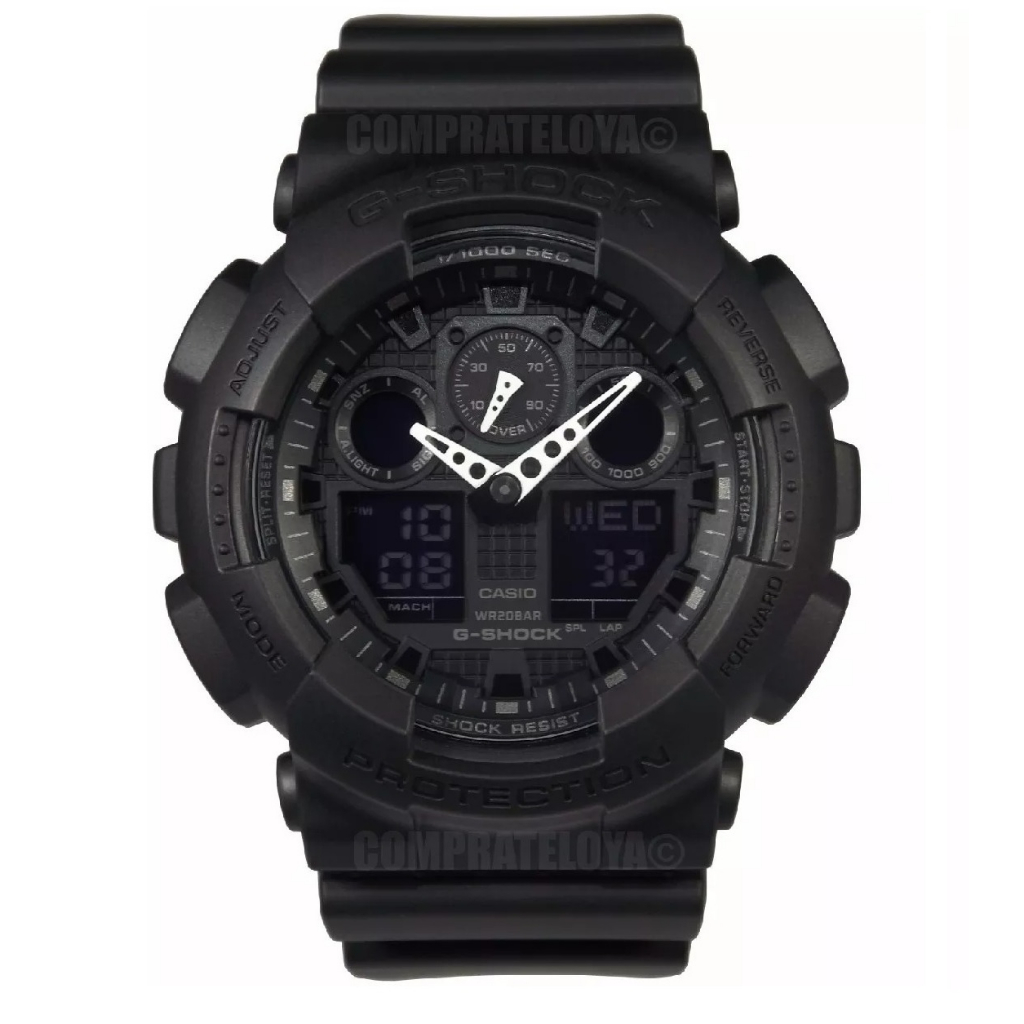 [luxolite] Casio G Shock Ga 100 1a1 Ga 100 1a1dr Ana Digi Magnetic Mens