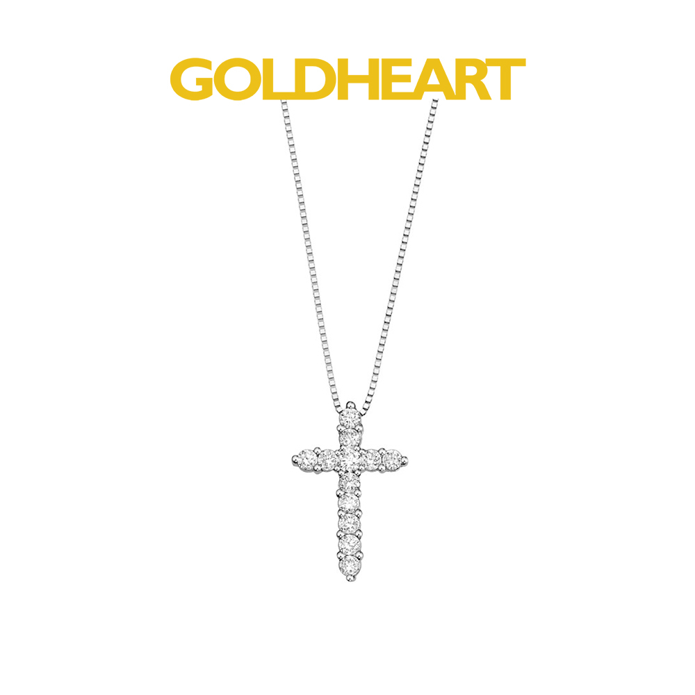 Gold cross with on sale diamond