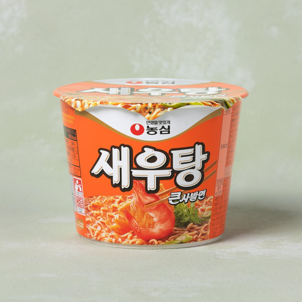 [Nongshim] Shirimp Flavor Cup 115g 새우탕 큰사발 115g | Shopee Singapore