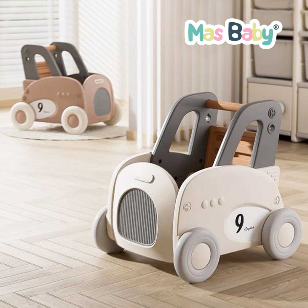 Mas Baby 4 In 1 Push Walker With Storage Pull Wagon For Kids Four Wheel Ride On Shopee Singapore