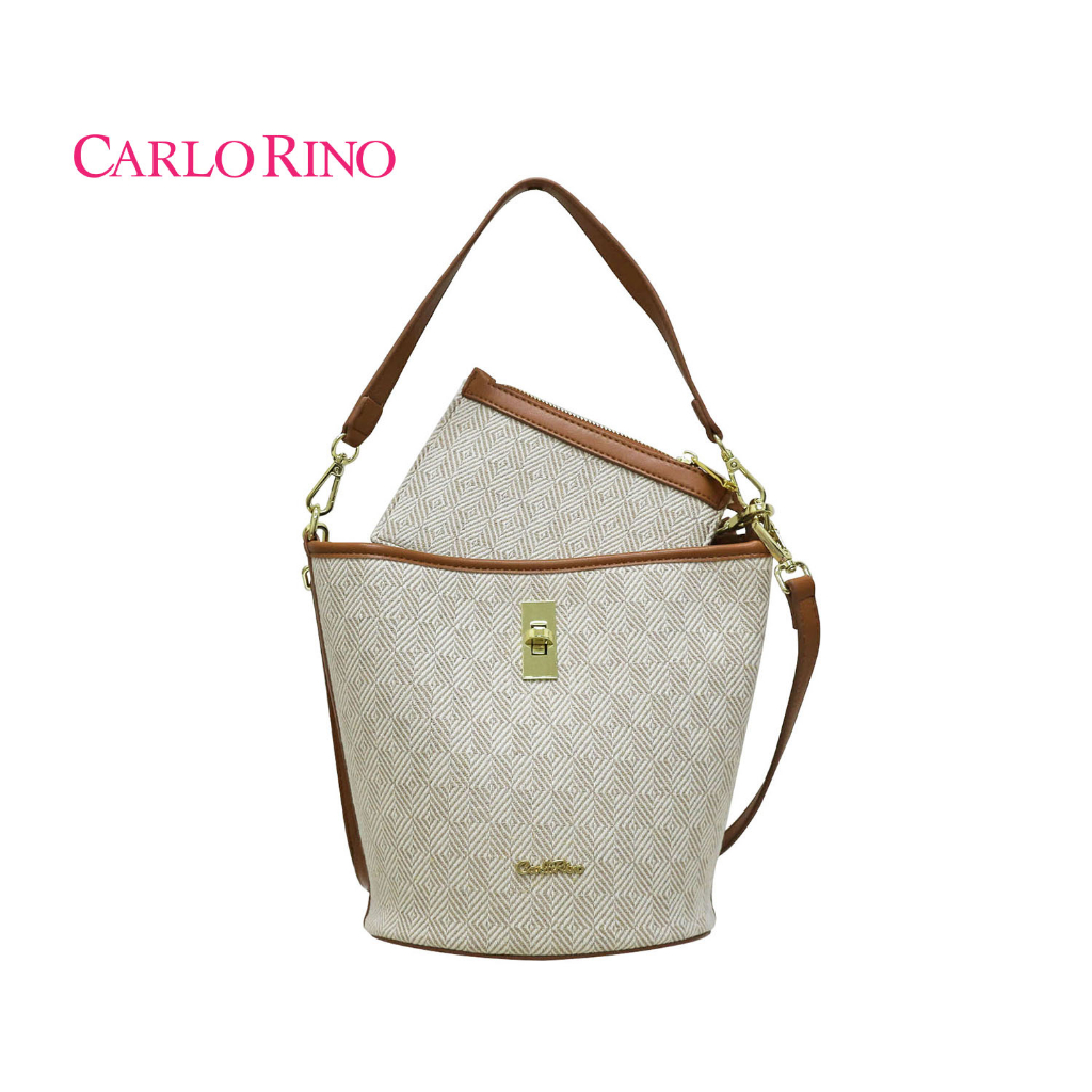 Carlo Rino Carly Bucket Bag 35459-002 | Shopee Singapore