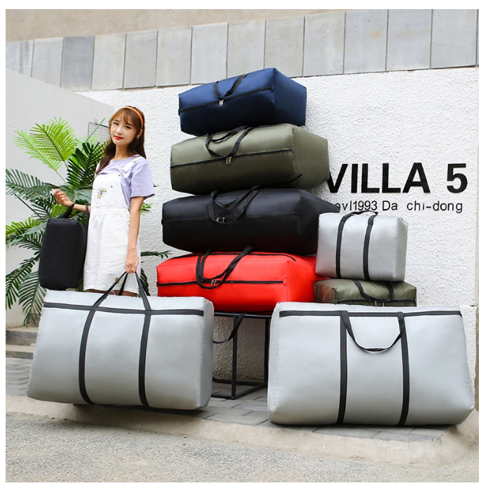 SG Extra Large Canvas Bag Moving Bag Foldable Waterproof Storage