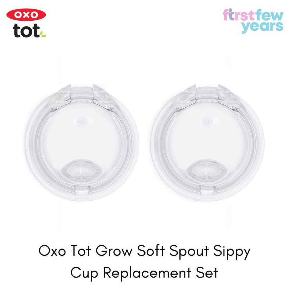 OXO Tot Grow Cup Replacement Straw / Soft Spout Sippy Cup Valve Set