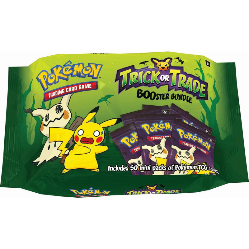 Pokemon TCG Halloween Trick or Trade BOOster bundle booster packs 2024 |  Shopee Singapore