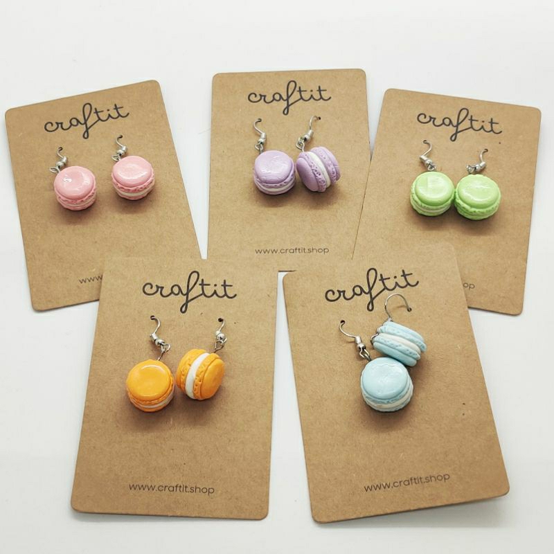 Macaron earrings deals