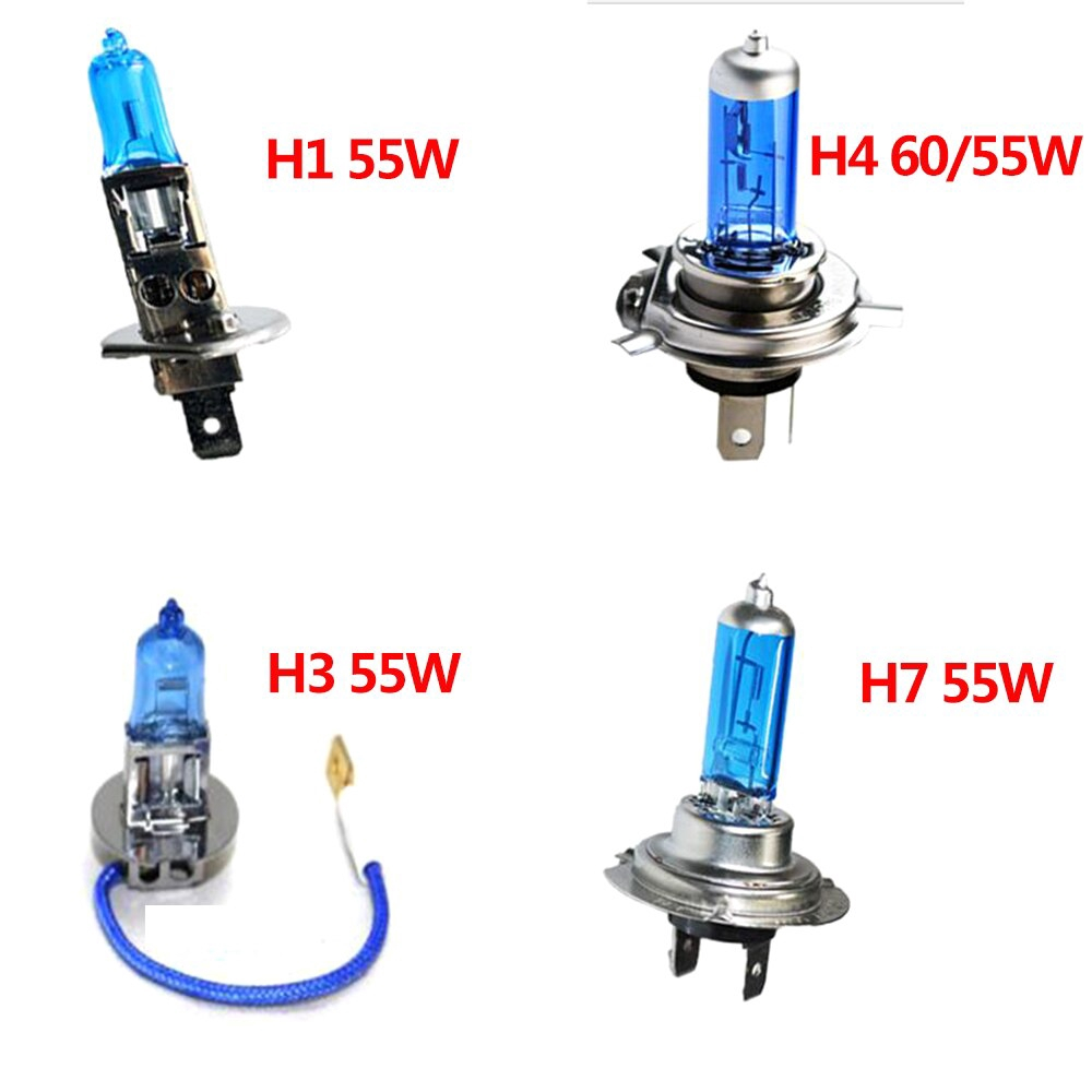 SG SELLER 1PC Super White Halogen Bulb H1 H3 H4 H7 H8 H9 H11 9005 HB3 ...