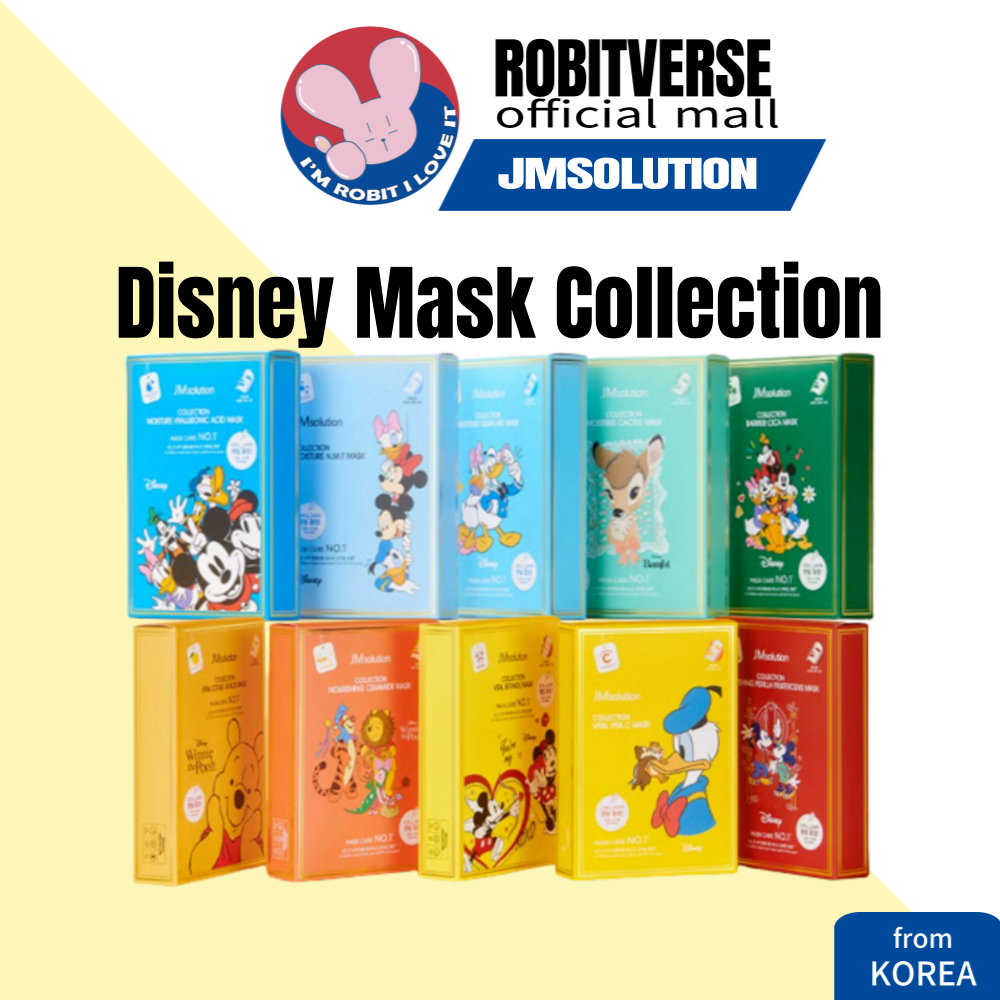 [JM SOLUTION] New arrival DISNEY COLLECTION MASK/ 10sheets box | Shopee ...