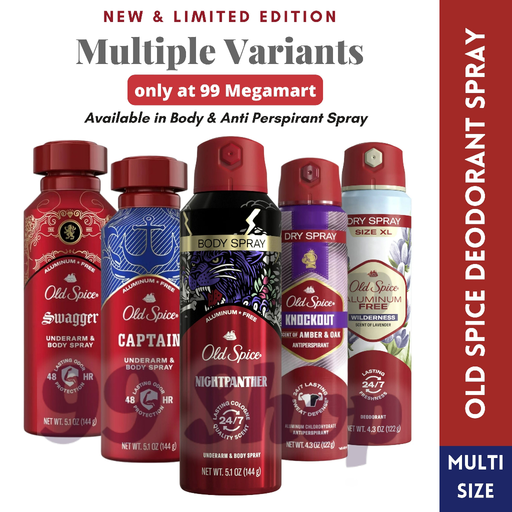 Old Spice Premium Antiperspirant Luxury Red Collection Deodorant Body