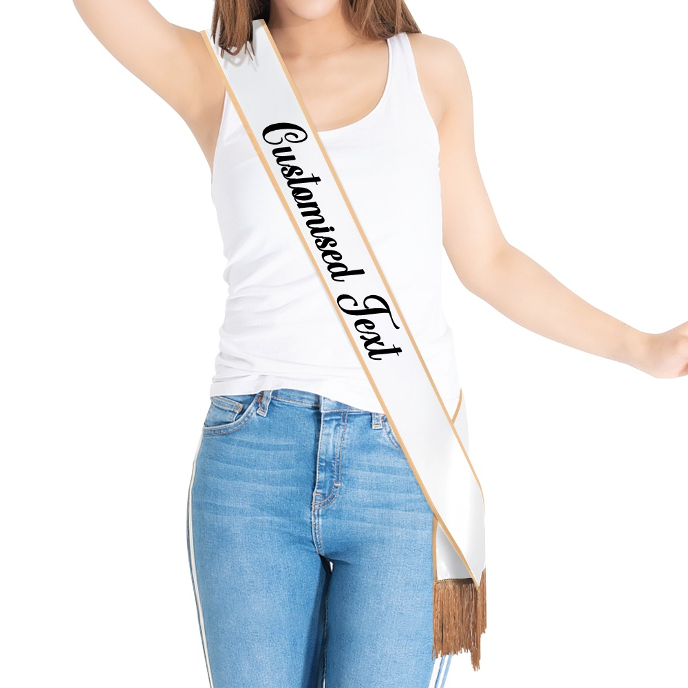 Customised Sash Personalised Sash Custom Bride to Be Sash Hen Party