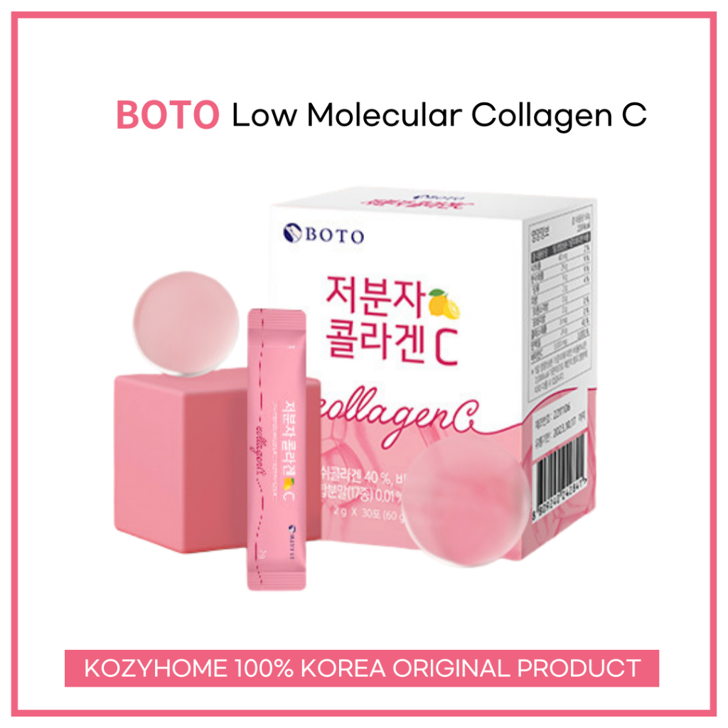 [BOTO] Korea Low Molecular Fish Collagen Vitamin C Powder 2g x 30 ...