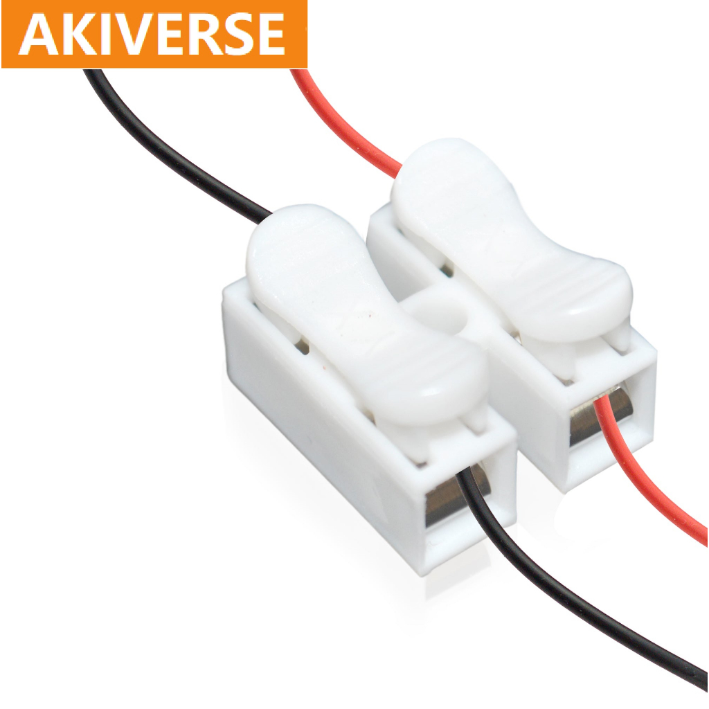 2Pin Connector 2 Way / 3 Way Electrical Wire Clip Connectors 2 Wire