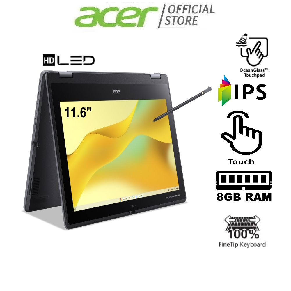 Acer NEW Chromebook Spin 511 R756TNC0N0 11.6 Inch HD IPS Touch