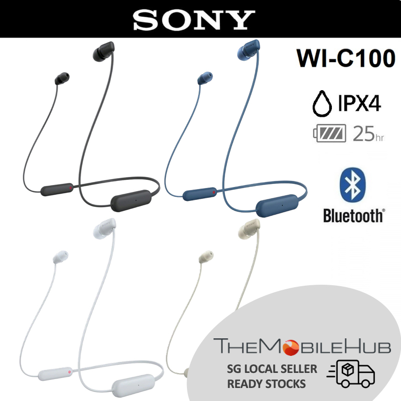 Sony WI C100 Wireless Bluetooth In Ear Headphones Earphones