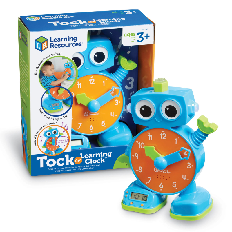 Learning Resources LER2385 Tock the Learning Clock Maths Interactive ...