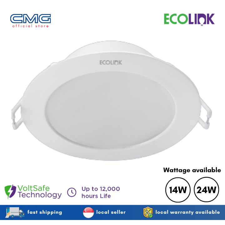Ecolink LED Downlight 14w / 24w Downlight | Cool Daylight 6500K ...
