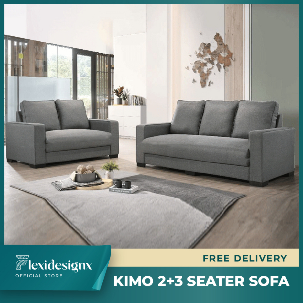 2+3 Seater Sofa Set Fabric Sofa / House Rental / Relax Sofa