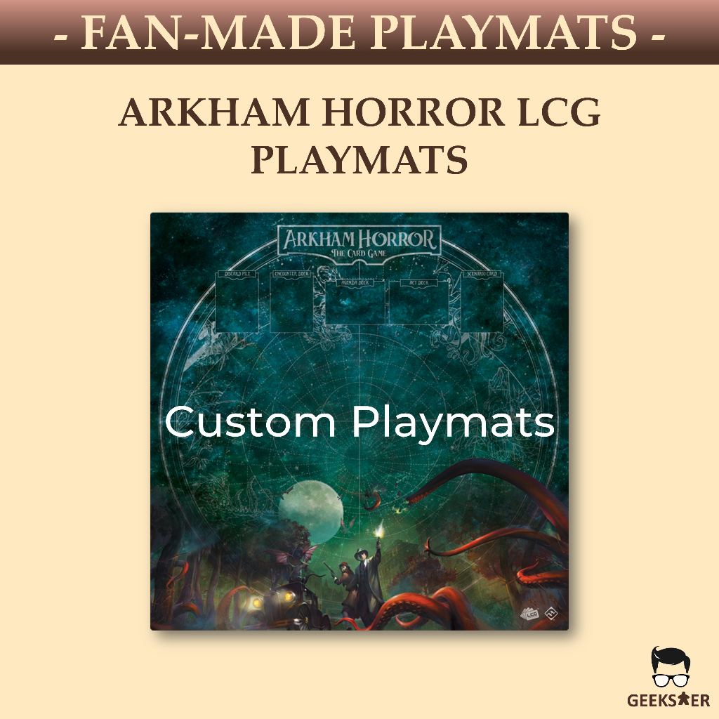 arkham horror the card game playmat Arkham Horror LCG: Countless Terrors 1–4 Player Playmat