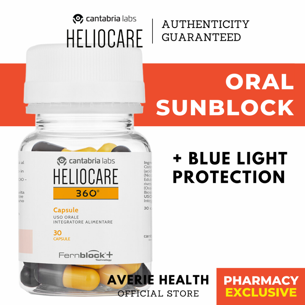 Heliocare 360 Oral Sunscreen Capsules 30s Prevent Hyperpigmentation, Improve Skin Barrier