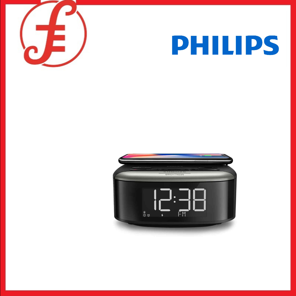 PHILIPS TAR7606/10 / TAR3205/05 Clock Radio Wireless QI Phone Charger