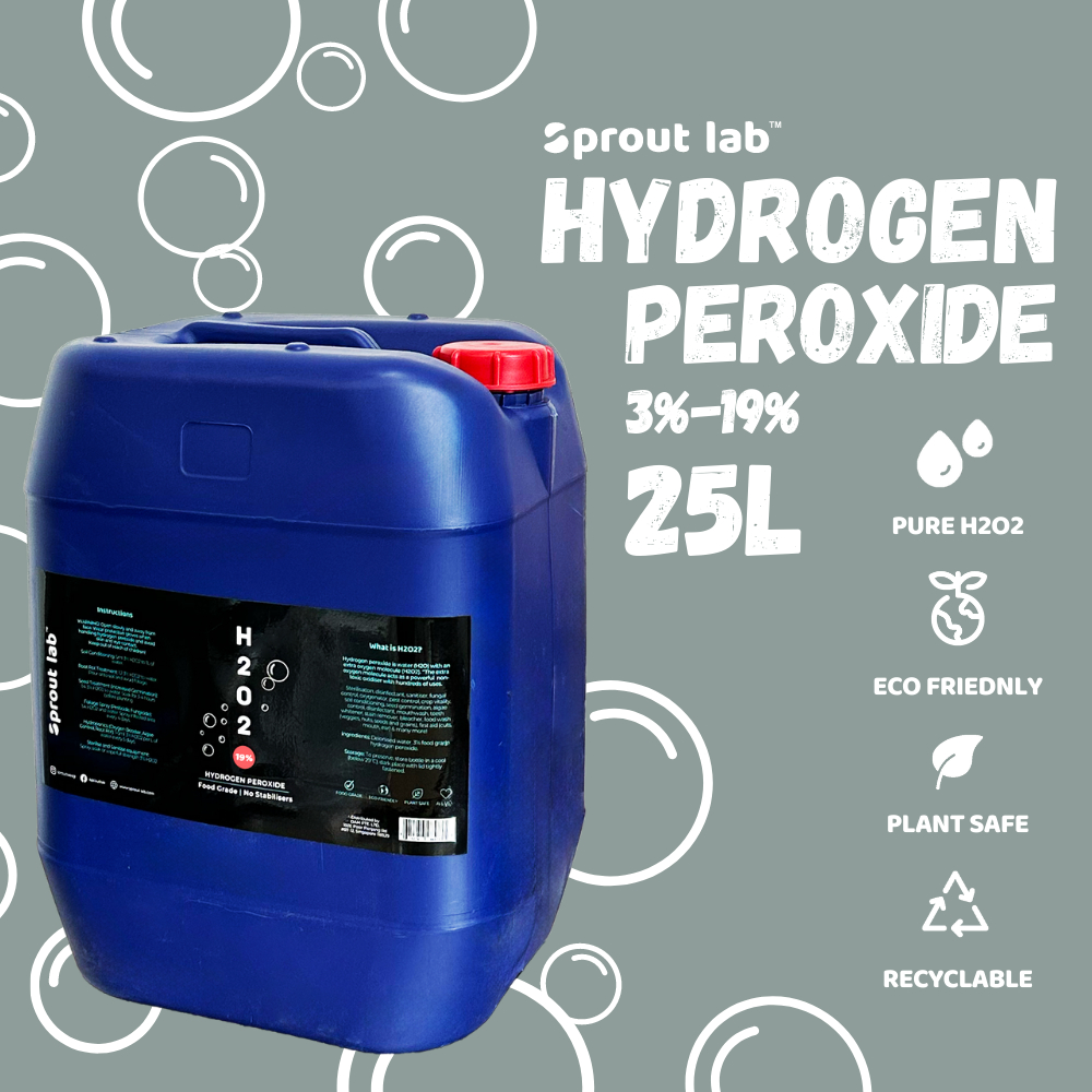 Sprout Lab | Hydrogen Peroxide (25L) 3% or 19% Concentration | Food ...
