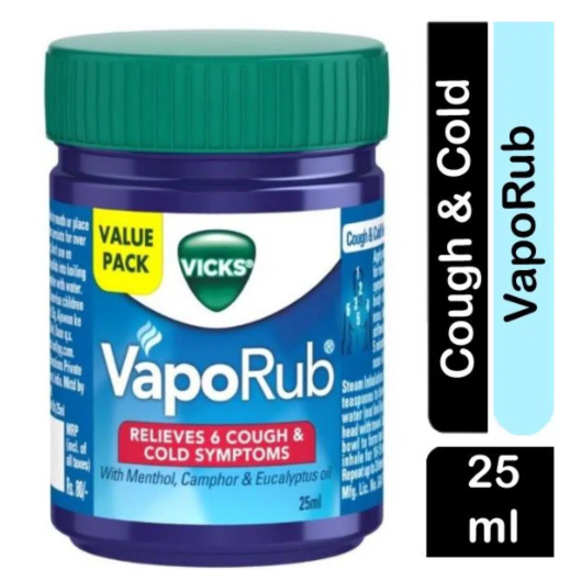 Vicks Vaporub Relieves Cough Cold Symptoms Vaporizing Ointment G G Shopee Singapore