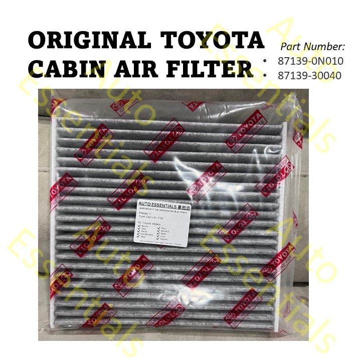 Genuine Toyota/Lexus OEM Charcoal Cabin Air Filter – 87139-YZZ03 – Factory Fresh
