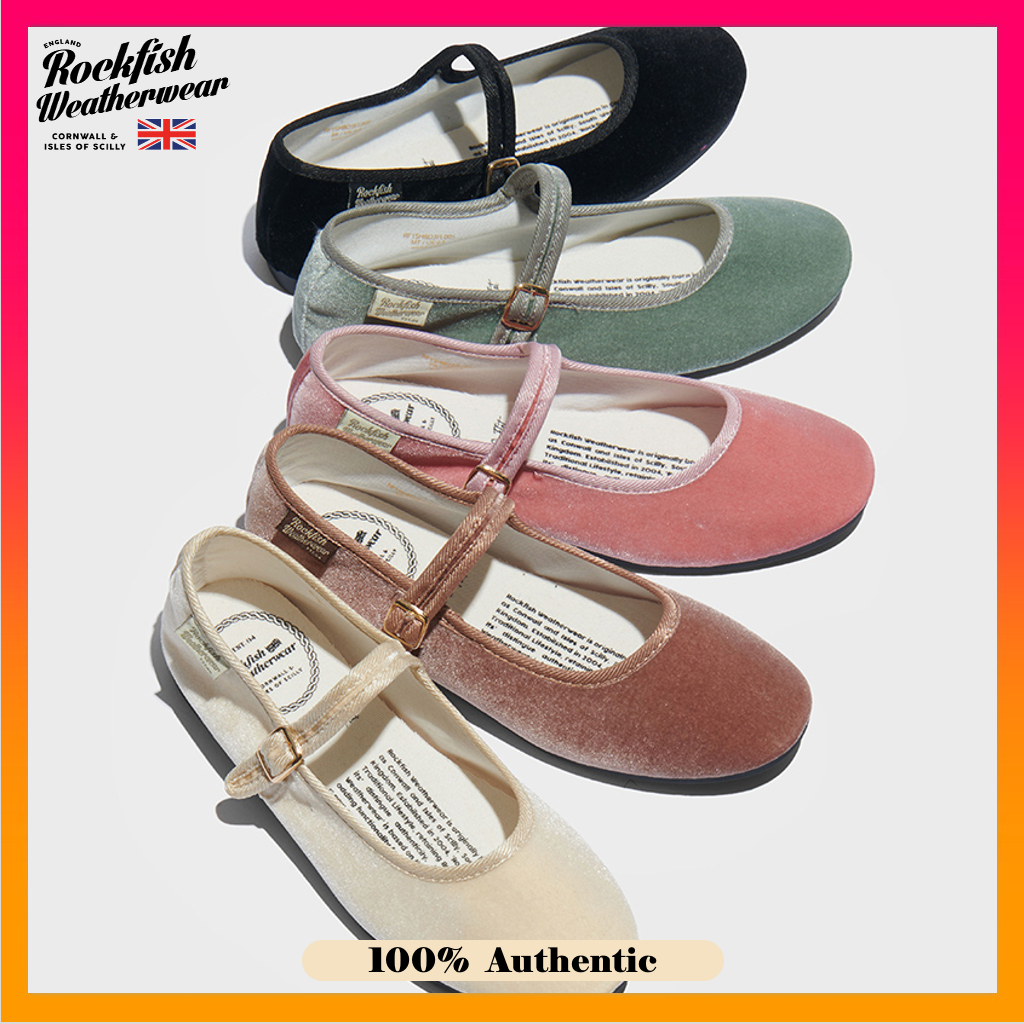 Rockfish Weatherwear Bella Mary Jane Flat 5 Color (2023 NEW) Shopee