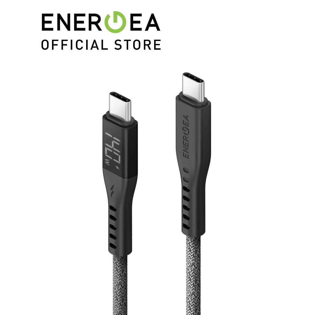 ENERGEA Flow Display Cable type C to C 1.5m with Magnetic Cable Tie ...