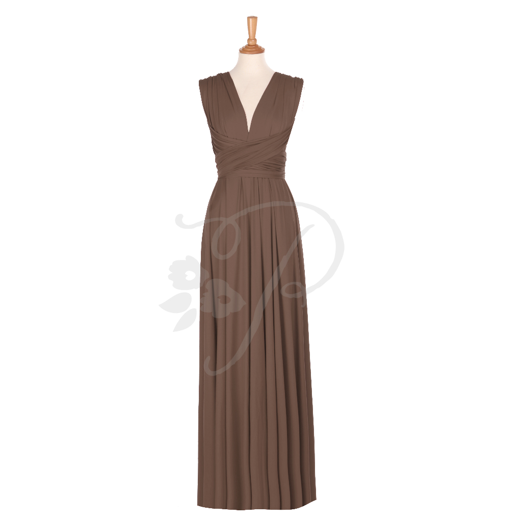 princess polly baby blue dress ✨ SG Local Stock ✨ Russet Brown Convertible Multiway Infinity Floor Length  Dress Bridesmaid Dress Prom Dress Wedding