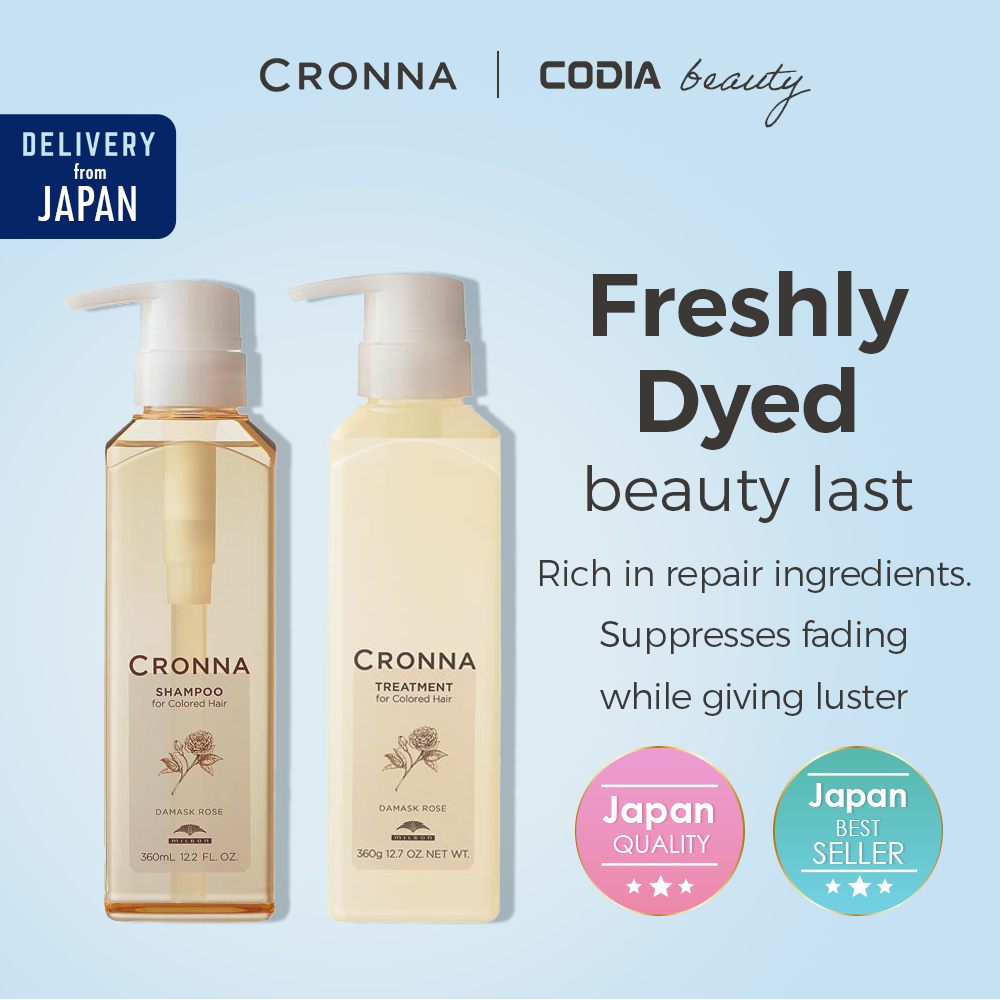MILBON CRONNA Shampoo for colored hair 360ml / Treatment for colored