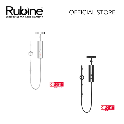RUBINE P10 Instant Shower Heater With Rainshower DC Pump - Main Image