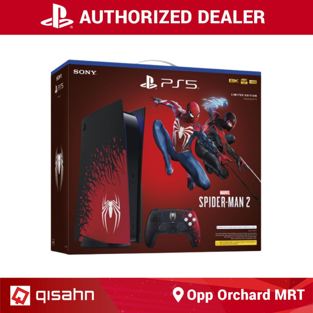 PlayStation 5 Console (Disc) Marvel's Spider-Man 2 Limited Edition ...