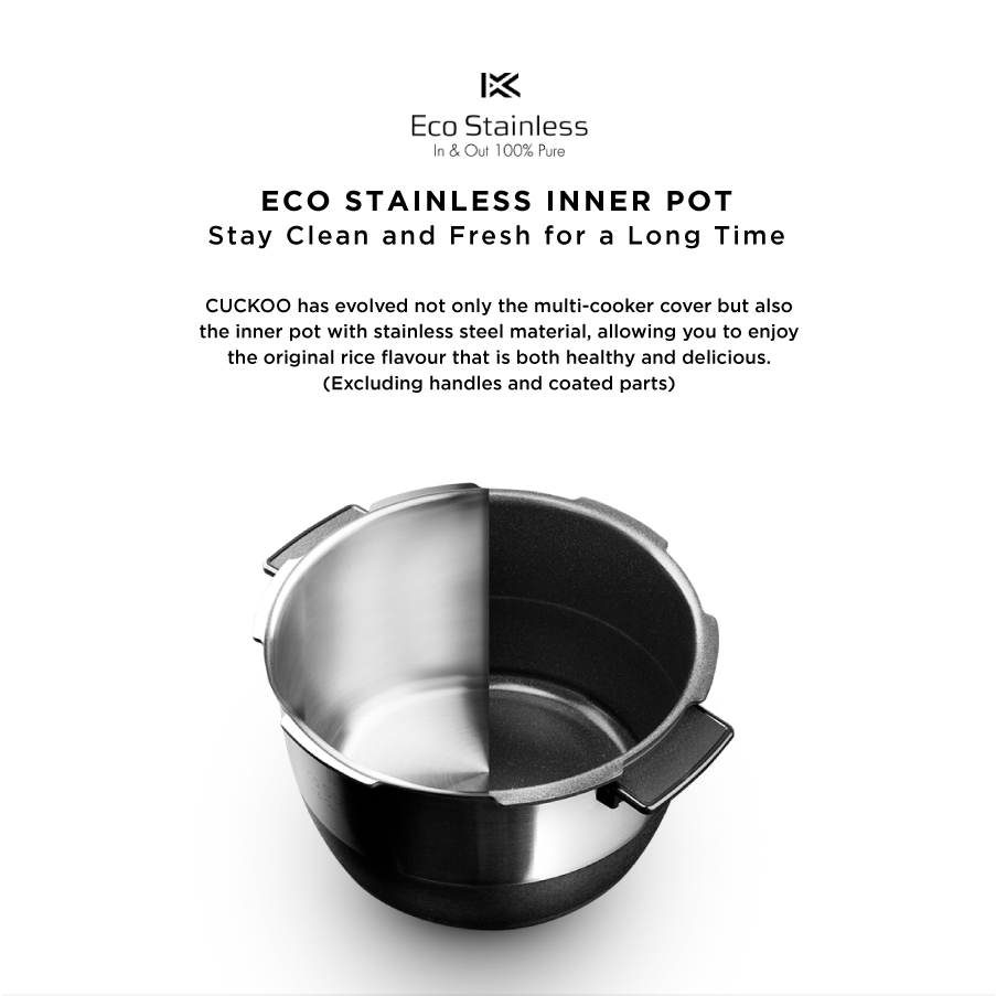 Cuckoo stainless steel inner pot hotsell