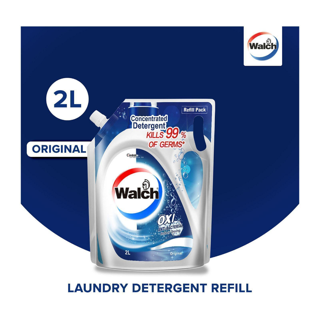 WALCH Antibacterial Concentrated Laundry Detergent Refill Original