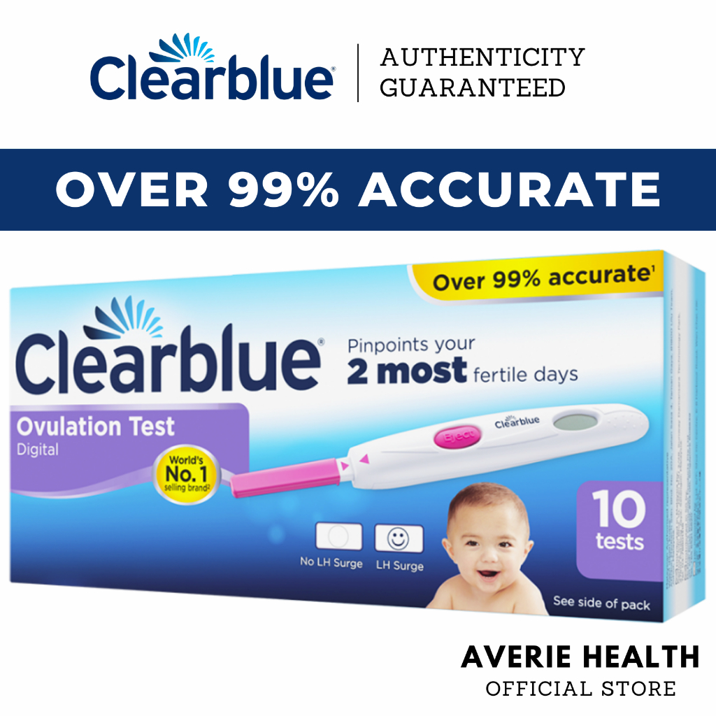 Clearblue Digital Ovulation Test 10s New Packaging 99 Accurate Fertility Test Lh Urine 9202