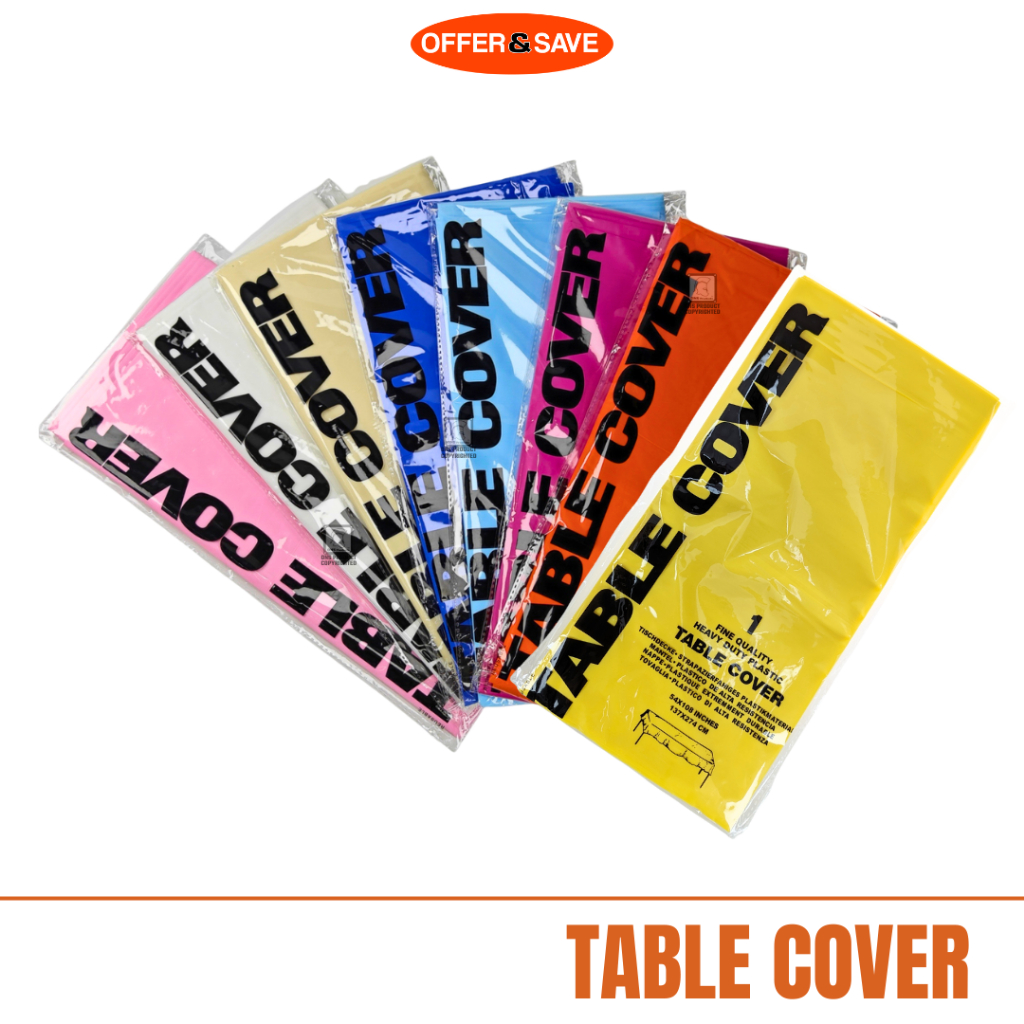 ONS Disposable Table Cover 137x274CM Shopee Singapore
