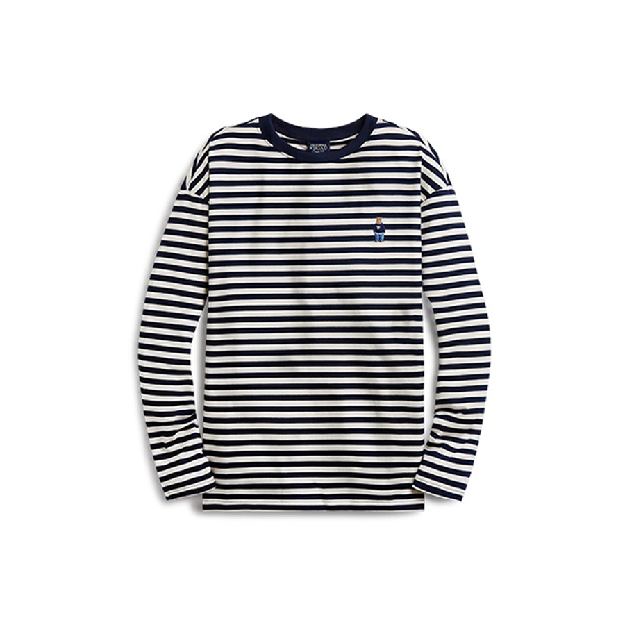 【WHO.A.U】Steve Striped Shirts WHO.A.U] Steve Stripe Long Sleeve T shirt | WHLSD3821U