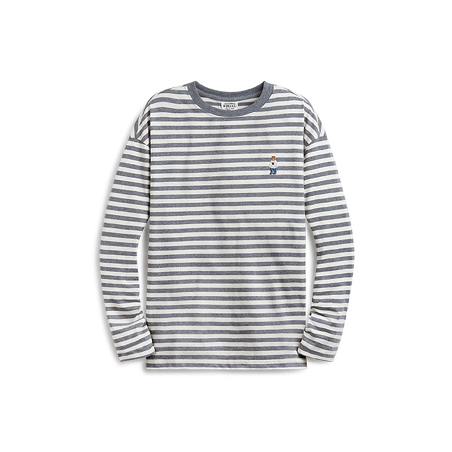 【WHO.A.U】Steve Stripe Long Sleeve T-shirt WHO.A.U] Steve Stripe Long Sleeve Tee | WHLSD2311U | Shopee