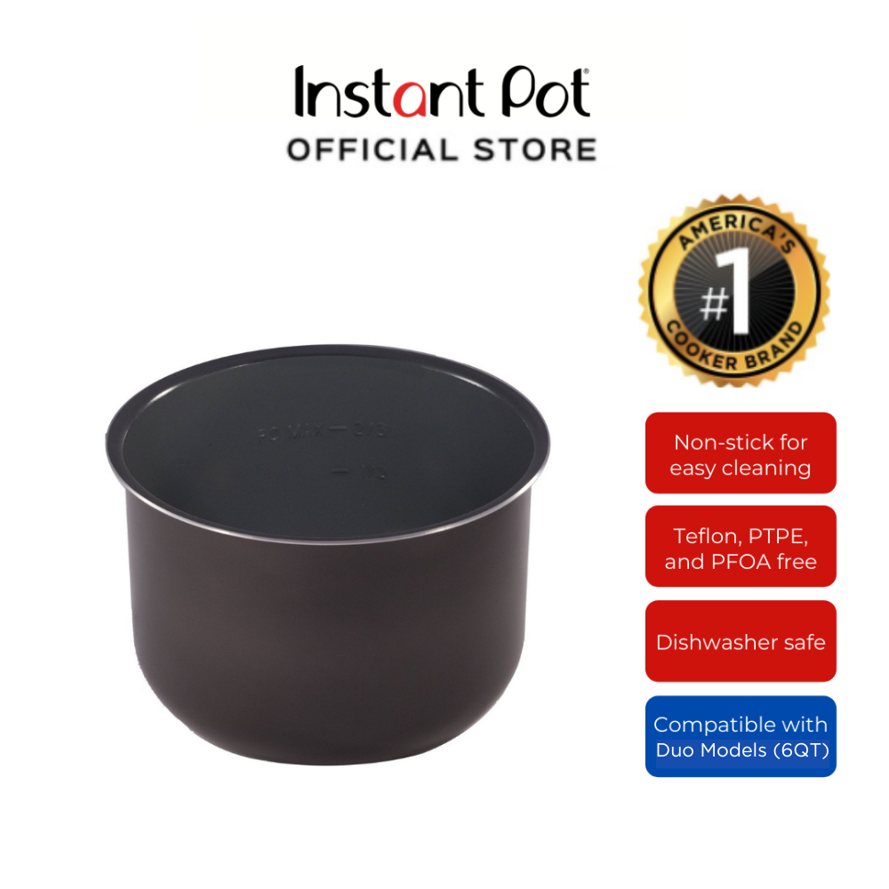 Instant Pot 6 Quart Nonstick coated Inner Pot Ceramic Shopee Singapore