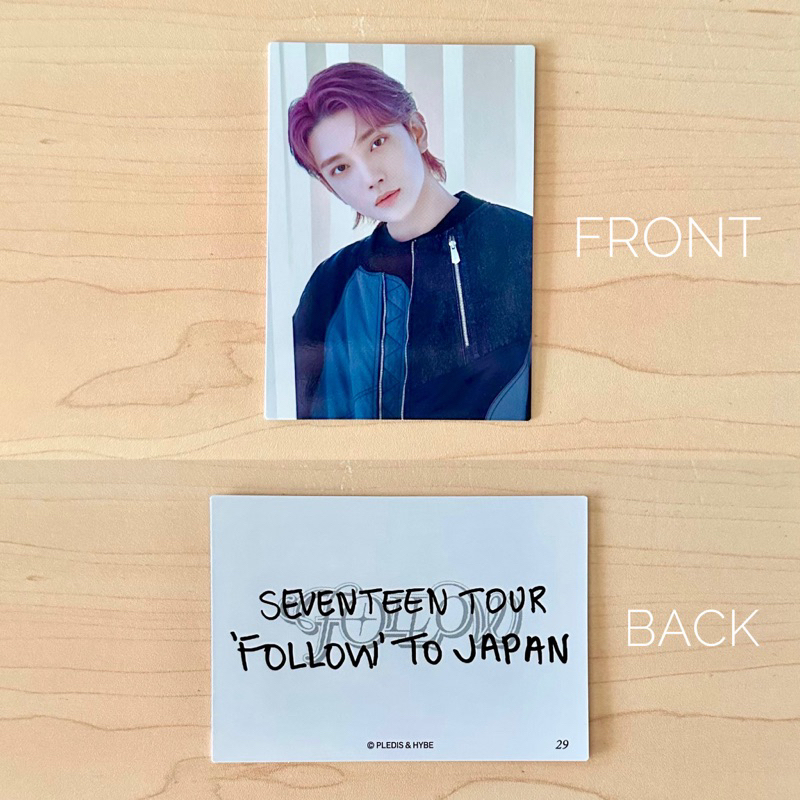 RESTOCK) SEVENTEEN - FOLLOW To JAPAN Trading Cards Photocard PCs +